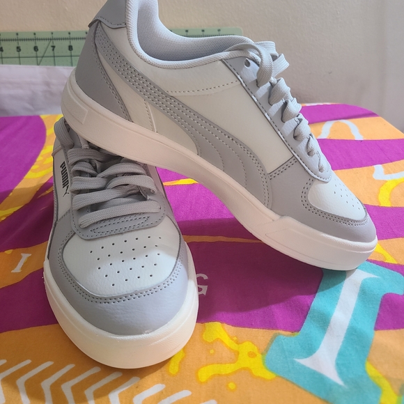 Puma Other - Puma Light Gray and White Casual Sneakers